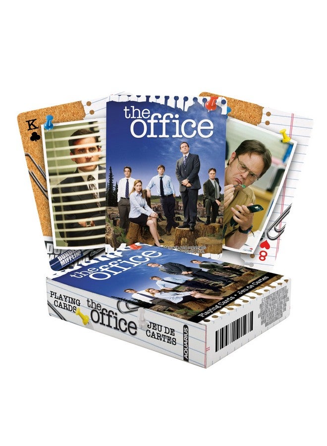 Aquarius AQUARIUS The Office Cast Playing Cards - The Office Themed Deck of Cards for Your Favorite Card Games - Officially Licensed The Office Merchandise & Collectibles - Image 1