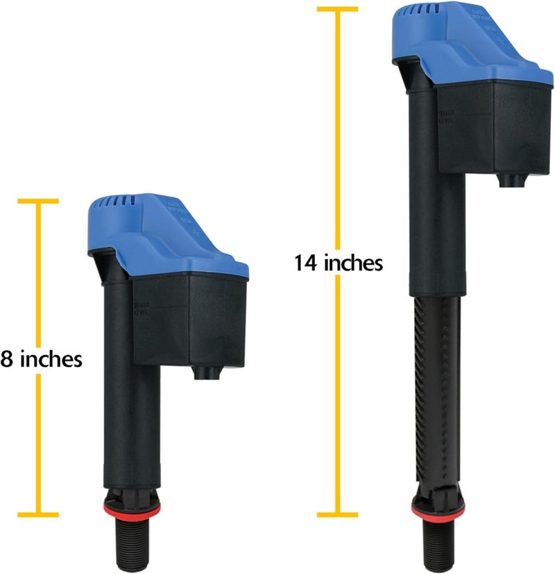 Korky 528T Replacement TOTO Toilet Fill Valve  Fits GMax and Power Gravity Toilets Easy to Install Made in USA Black - Image 3