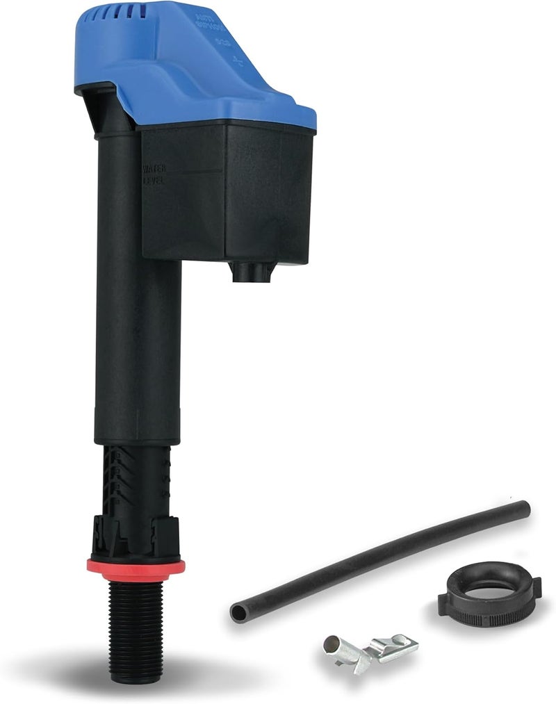 Korky 528T Replacement TOTO Toilet Fill Valve  Fits GMax and Power Gravity Toilets Easy to Install Made in USA Black - Image 1
