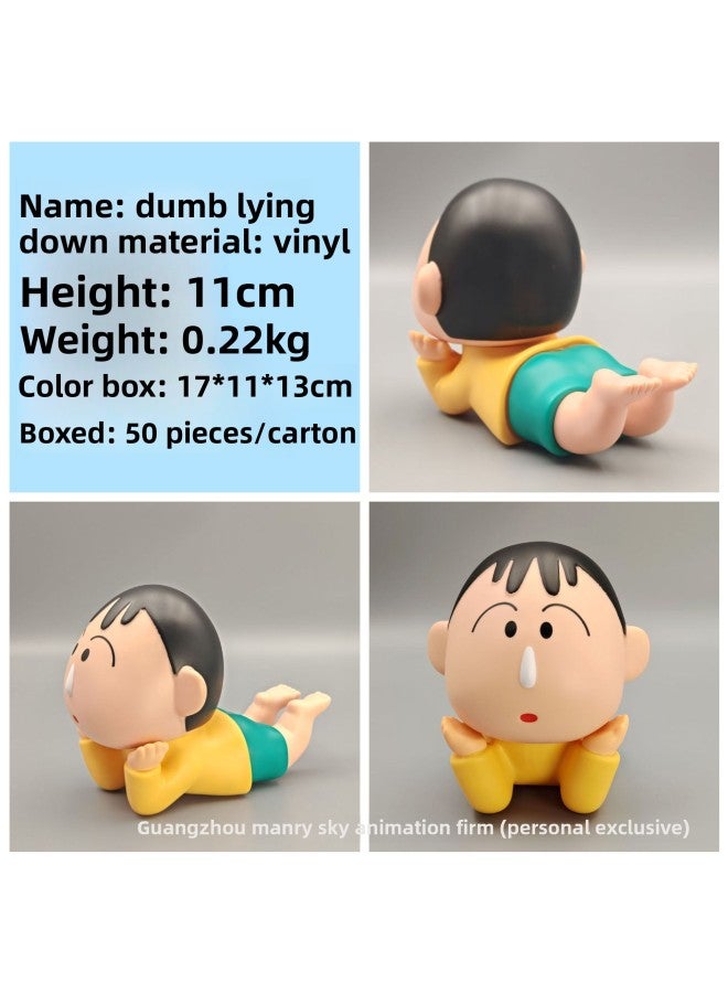 Crayon Xiaoxin Full Series Q Edition Lotus Buddha Jigong Animation Hand-made Model Desktop Ornaments Car Central Control Doll 