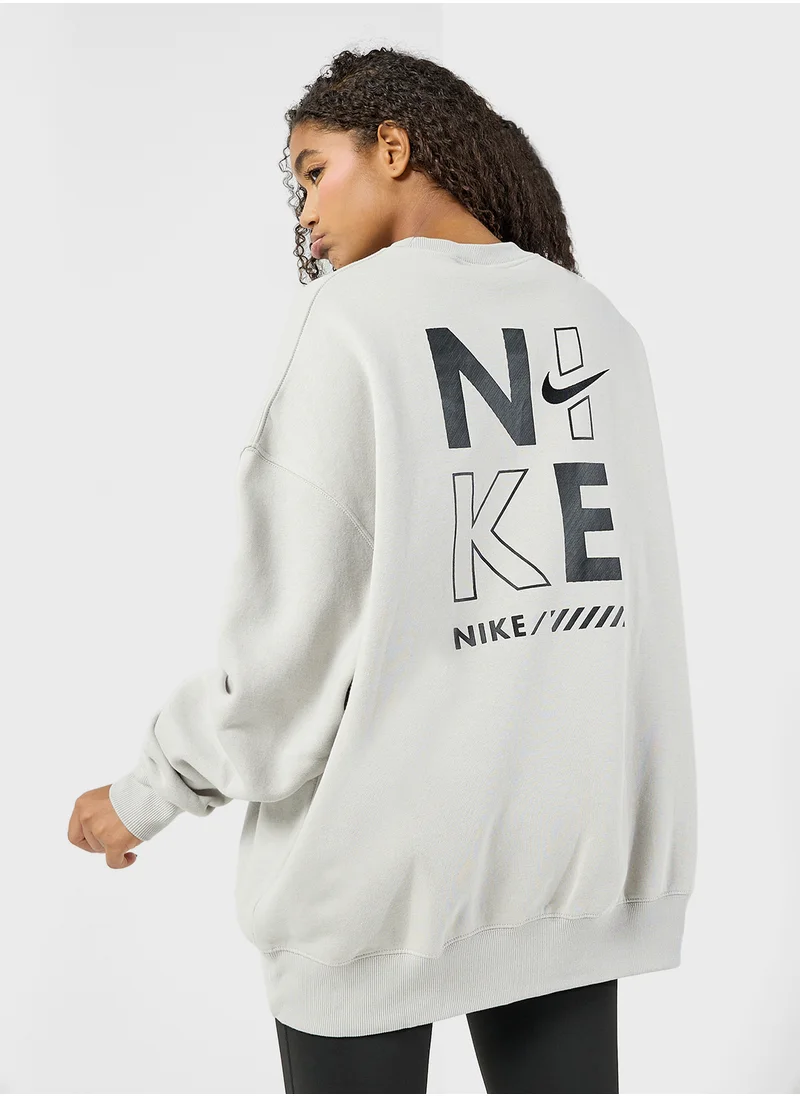 Nike Nsw Fleece Oversized Sweatshirt