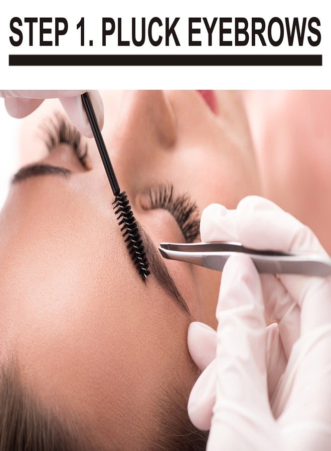 KC Republic Eyebrow Extensions Kit with 1 x Trays of Mink Eyebrows In Dark Brown, Comes on Mixed Length Trays 5-8 Mm Mix by Kc Republic - Image 3