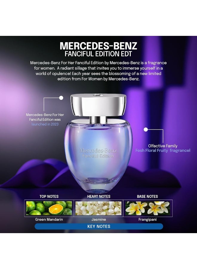 Mercedes-Benz Fanciful Eau De Toilette For Women - 3 Fl Oz - Image 4