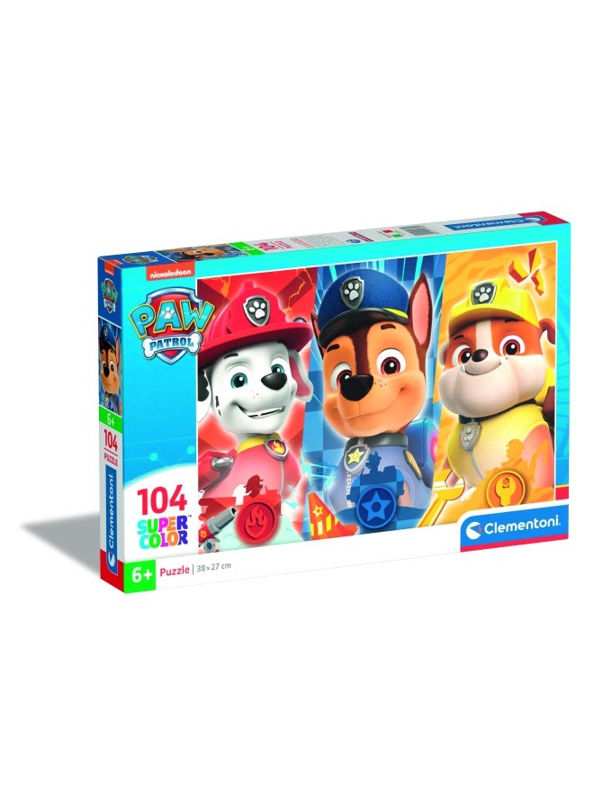 Clementoni Puzzle Pawpatrol Heroes 38X27cm 104pcs - Image 1