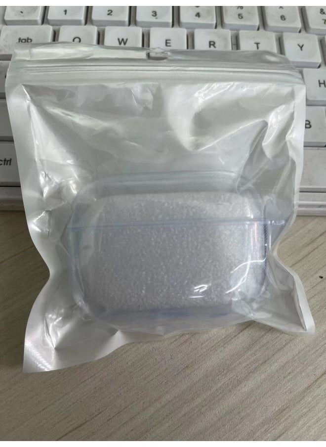 Generic - Suitable For Airpods Protective Apple Case Pro2 Transparent Headphone Case 3/4 Generation Headphone Case 5th Generation Tpu Material-Color:Transparent Soft Shell + Pearlescent Bag-Model:Airpods 3rd Generation (with Hanging Ears) - Image 1