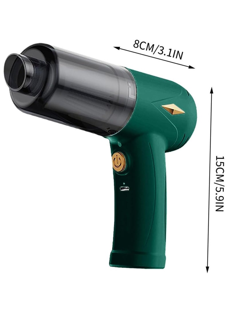 Cordless Car Cleaners - Wireless Mini Car Vacuum Cleaner with LED Light