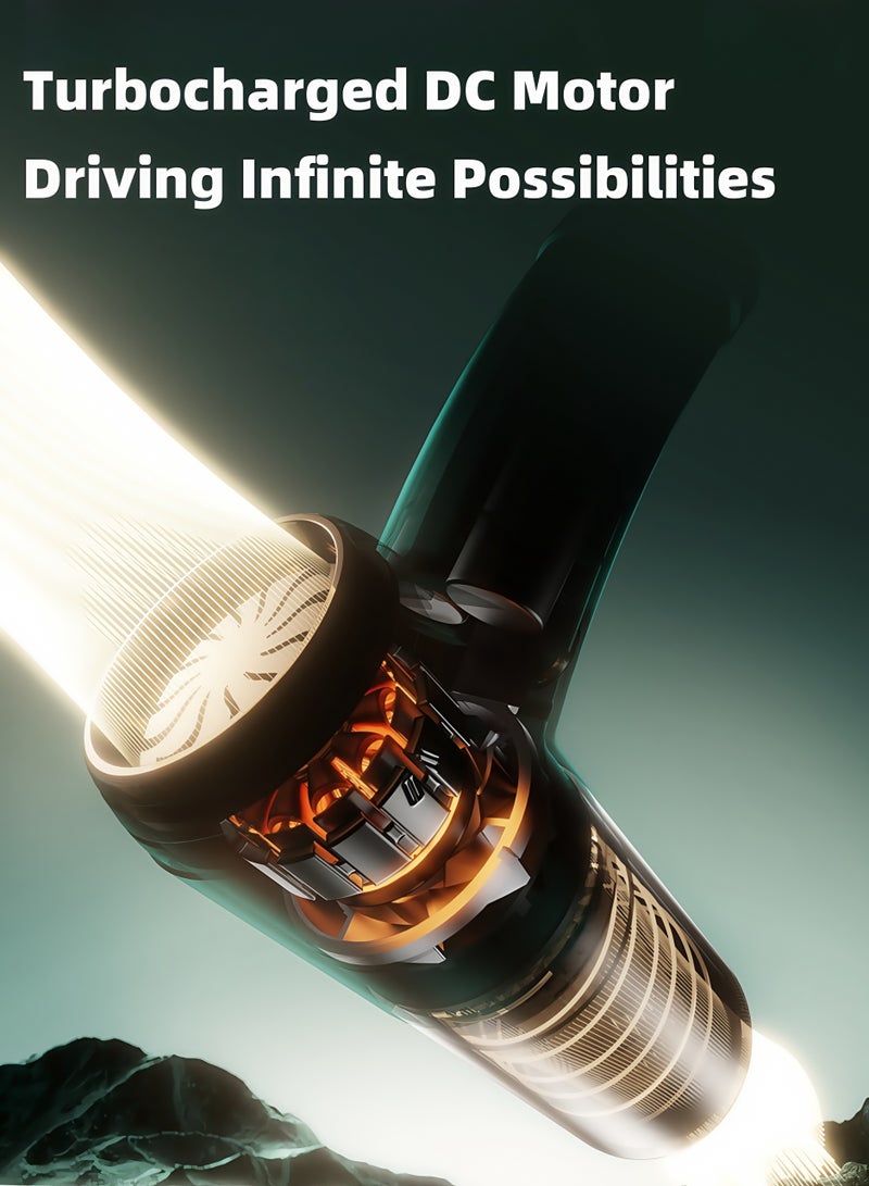 Cordless Car Cleaners - Wireless Mini Car Vacuum Cleaner with LED Light