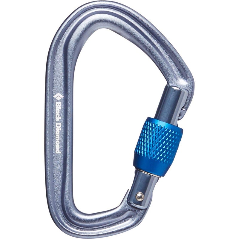 BLACK DIAMOND Hotforge Screwgate Locking Carabiner, Gray - Image 4