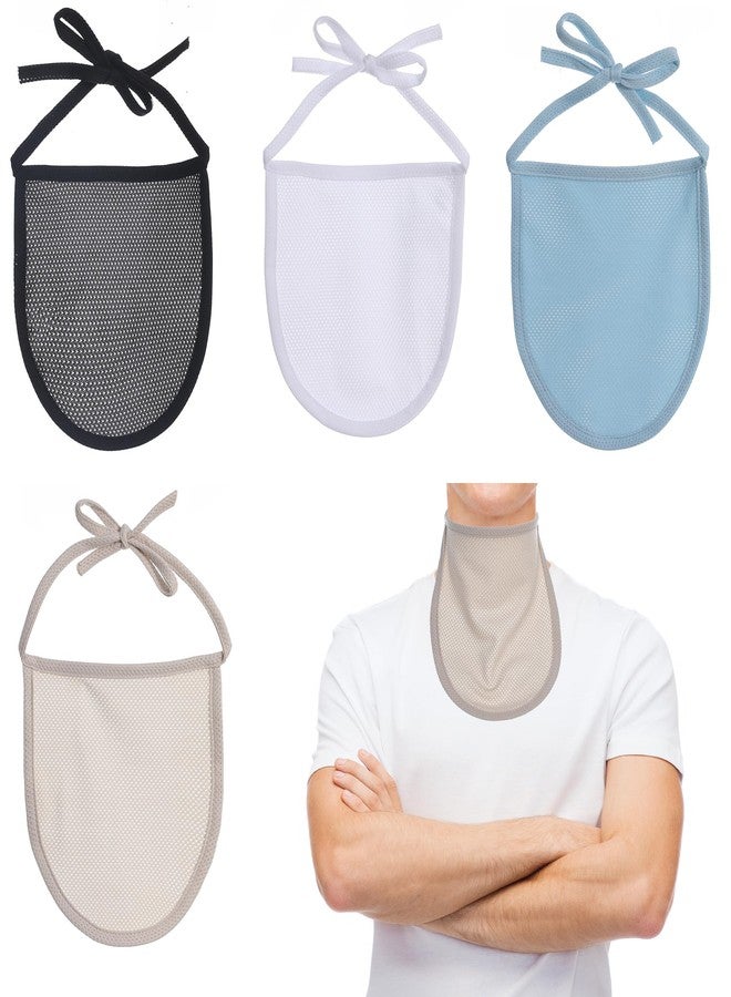 JFMkaer 4pcs Tracheostomy Dust Cover | Neck Stoma Guard Protector, Adjustable Breathable Tracheotomy Cover for Comprehensive Tracheostomy Care (single layer) - Image 1