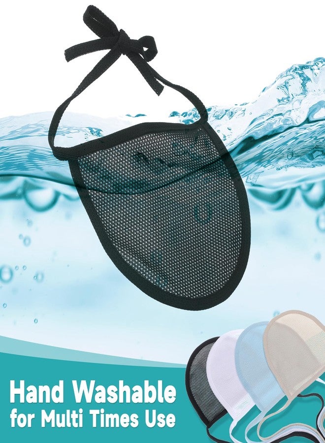 JFMkaer 4pcs Tracheostomy Dust Cover | Neck Stoma Guard Protector, Adjustable Breathable Tracheotomy Cover for Comprehensive Tracheostomy Care (single layer) - Image 3