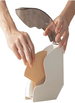 Acrylic Coffee V60 Filter Paper Box is Suitable for Coffee Filter Paper Storage