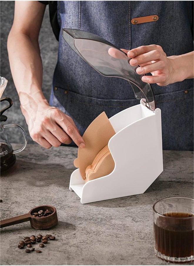 joyzzz - Acrylic Coffee V60 Filter Paper Box is Suitable for Coffee Filter Paper Storage - Image 1
