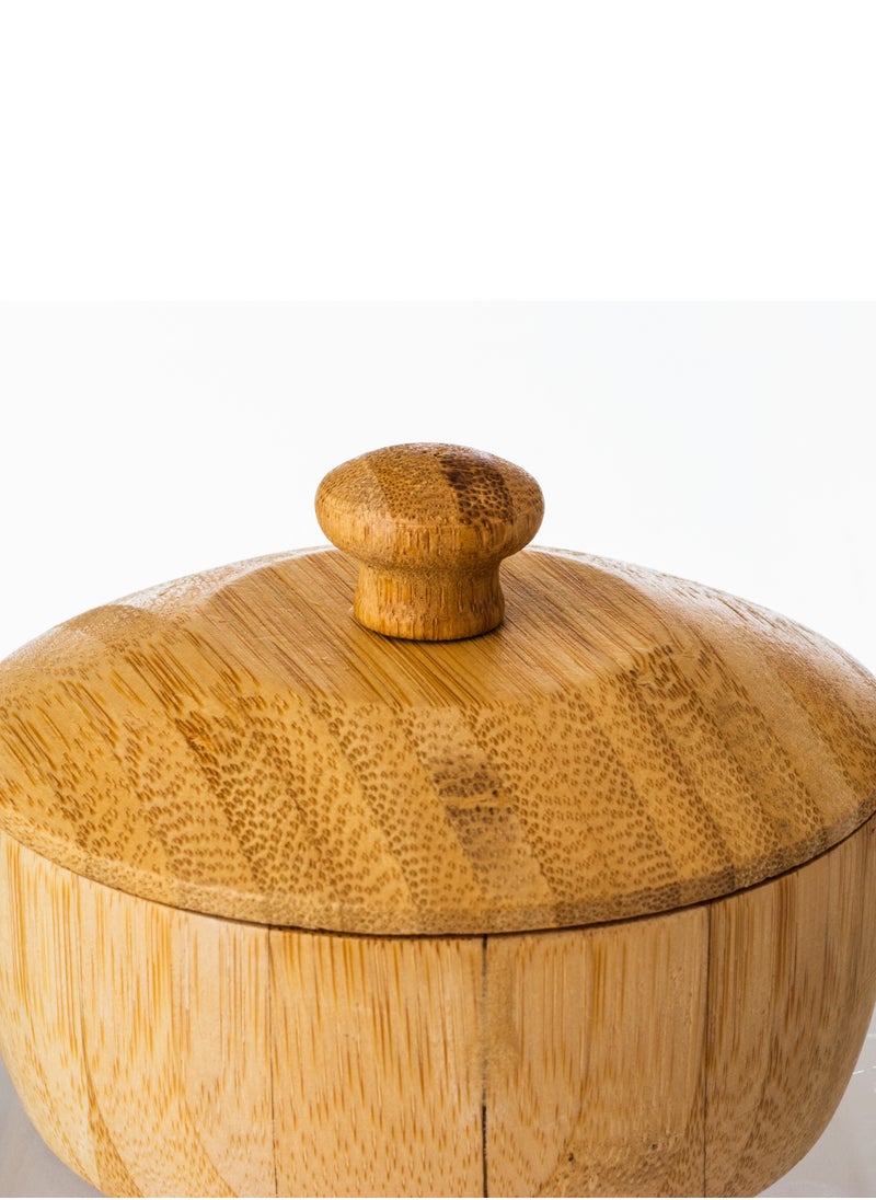 A Set Of 3 Boxes With A Base Made Of Wood For Spices And For Multiple Uses