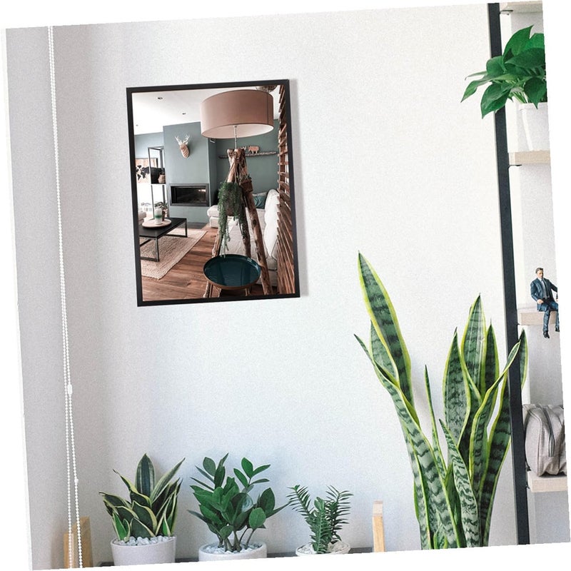 TIDTALEO 2pcs A3 Aluminum Photo Frame Narrow Edge Poster Display Frame Wall Hanging Picture for Bedroom Decor in Black - Image 4