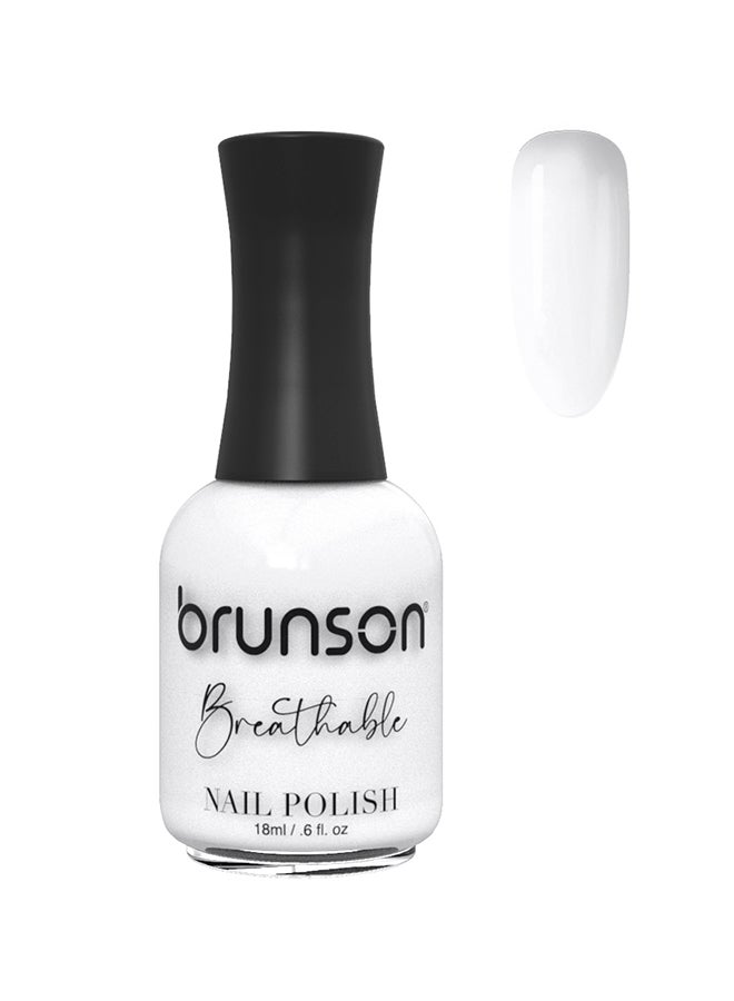 brunson Breathable Nail Polish Halal nail polish Wudu friendly Quick-Dry Vegan long lasting but easy peel off   18ml BH019