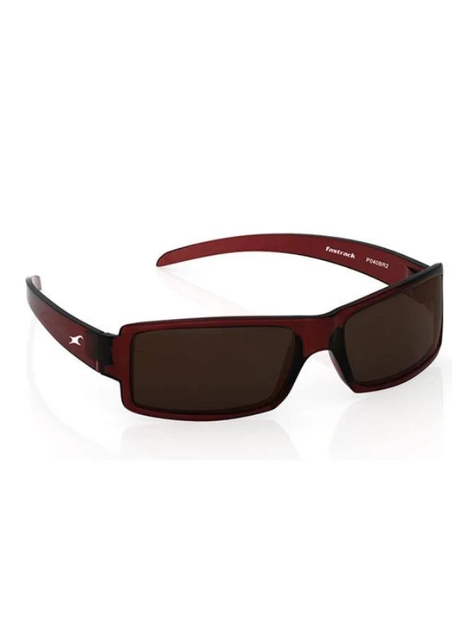 fastrack Brown Rectangle Men Sunglasses (P040BR2|62)