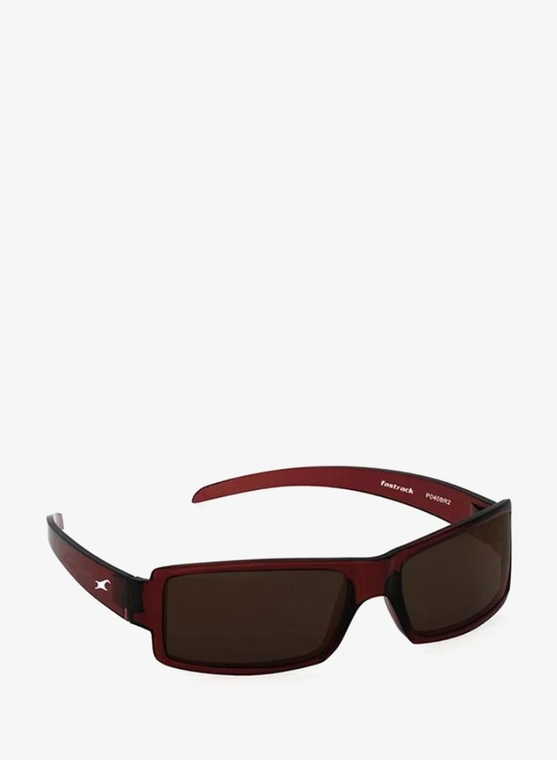fastrack Brown Rectangle Men Sunglasses (P040BR2|62)