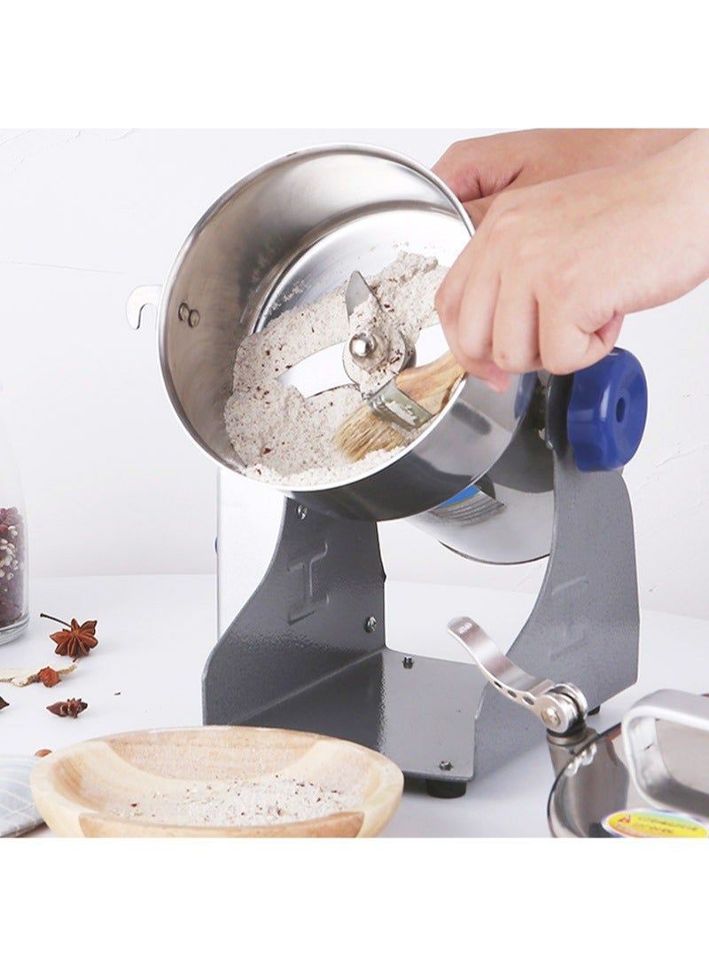 ET-LIFE Electric Grain Mill Grinder, 800g Stainless Steel Herb Mill, 1400W High Speed Commercial Grinder Machine, Superfine Mill Speedy Grinding for Dry Grains Cereals Coffee Corn Pepper - Image 4
