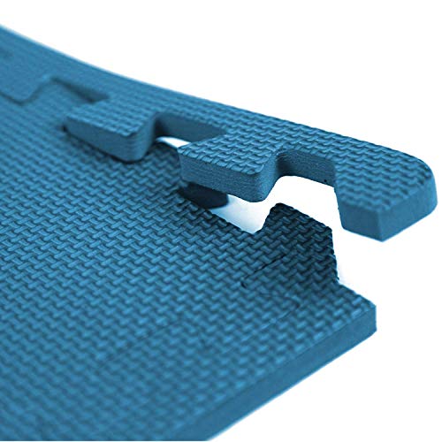 GSQUARE Fitness Puzzle Exercise Mat, EVA Foam Interlocking Tiles, Protective Flooring for Gym Equipment and Cushion for Workouts (Size of Each Mat - 2x2ft (4 sqft)) (4 Pieces) - Image 4