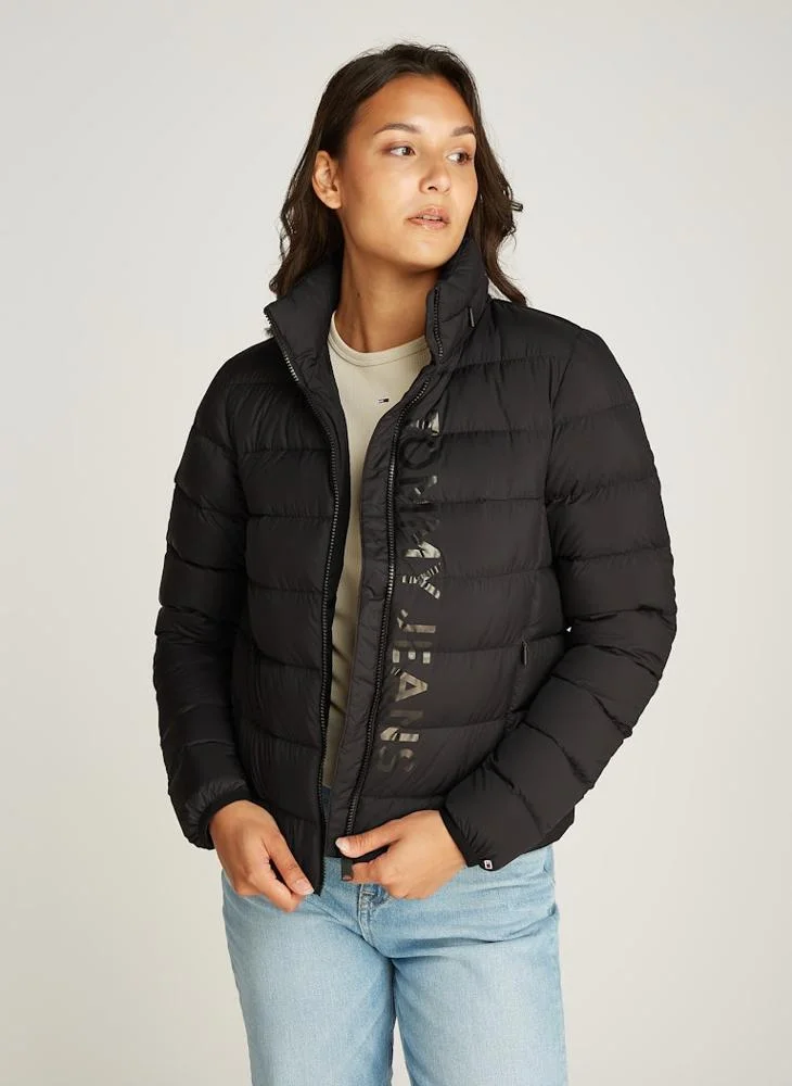 TOMMY JEANS Knitted Puffer Jacket