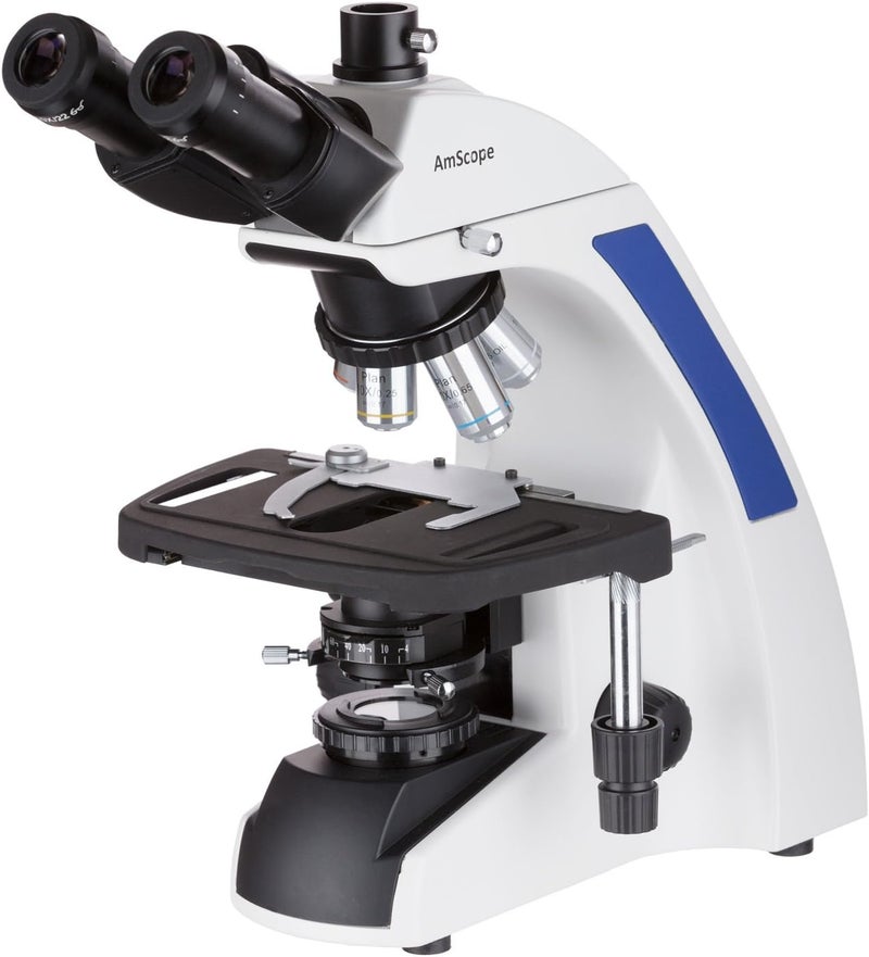 AmScope AmScope T720 40X1000X Plan Infinity Kohler Laboratory Trinocular Compound Microscope  - Image 1