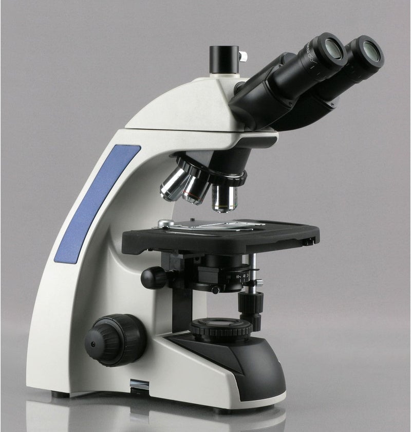 AmScope AmScope T720 40X1000X Plan Infinity Kohler Laboratory Trinocular Compound Microscope  - Image 3