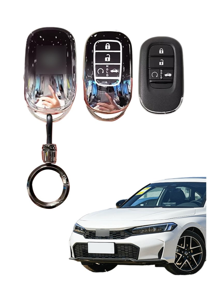 Honda Car key protector, suitable for Honda Civic car keys, perfectly wraps car keys, completely protects car keys, is wear-resistant, simple and elegant, fashionable and beautiful. - Image 1