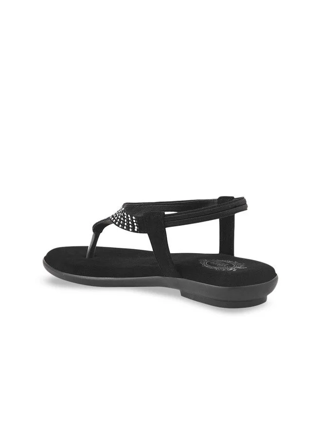 Shoetopia Shoetopia Girls Embellished Party Open Toe Flats