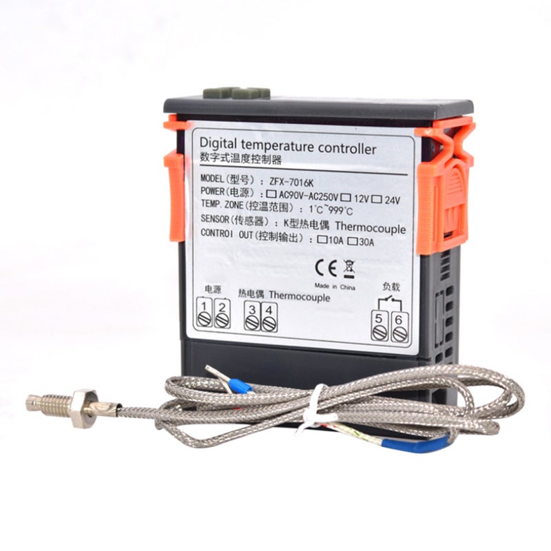 ZFX-7016K 10A Digital Temperature Controller Intelligent High Accuracy Temp Control Thermostat for Freezer Fridge Hatching - Image 4