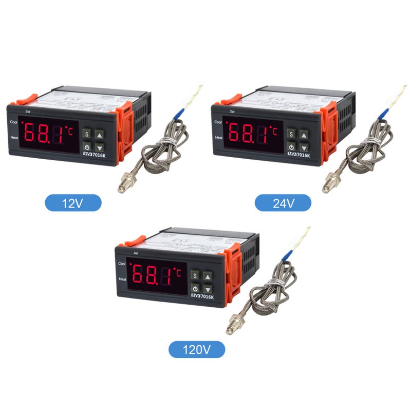 ZFX-7016K 10A Digital Temperature Controller Intelligent High Accuracy Temp Control Thermostat for Freezer Fridge Hatching - Image 5