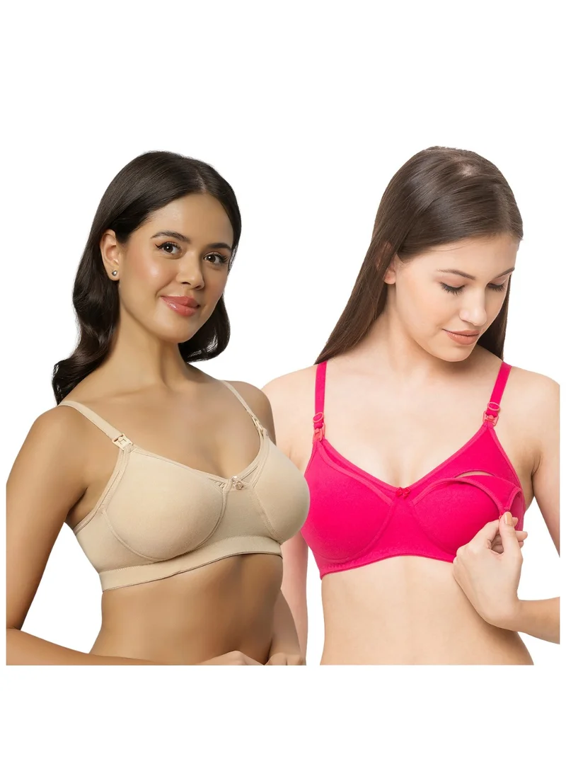 TUMMY Cotton Maternity Postpartum Without Underwire Nursing Bra for Breastfeeding