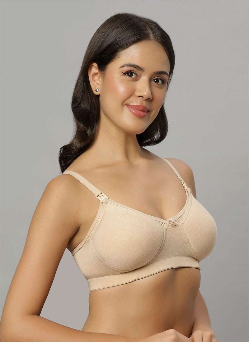 TUMMY Cotton Maternity Postpartum Without Underwire Nursing Bra for Breastfeeding - Image 3