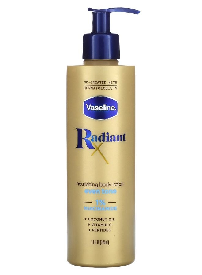 Vaseline لوشن الجسم المغذي RadiantX 11 أونصة سائلة (325 مل)