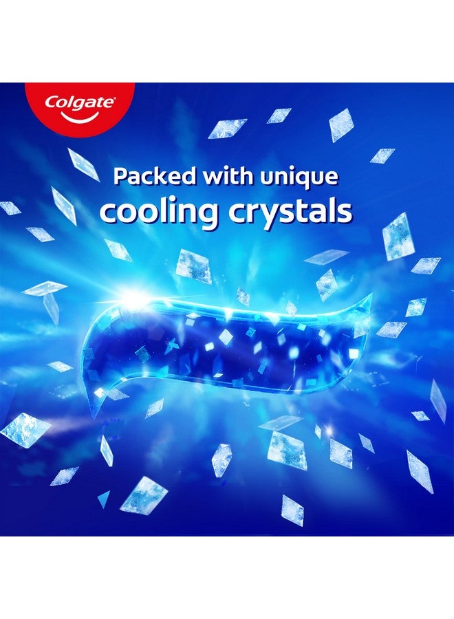 كولجيت معجون أسنان ماكس فريش، معجون أسنان جل أزرق بالمنثول لرائحة فم منعشة للغاية، 300 جرام، 150 جرام × 2 (عرض عبوة كومبو بنكهة النعناع المثلج) - Image 4