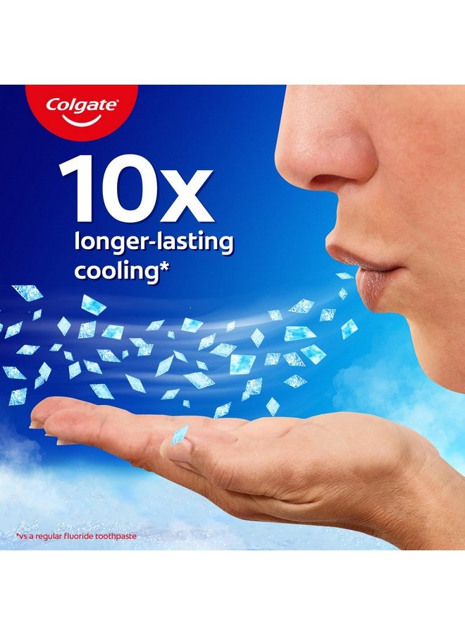 كولجيت معجون أسنان ماكس فريش، معجون أسنان جل أزرق بالمنثول لرائحة فم منعشة للغاية، 300 جرام، 150 جرام × 2 (عرض عبوة كومبو بنكهة النعناع المثلج) - Image 5
