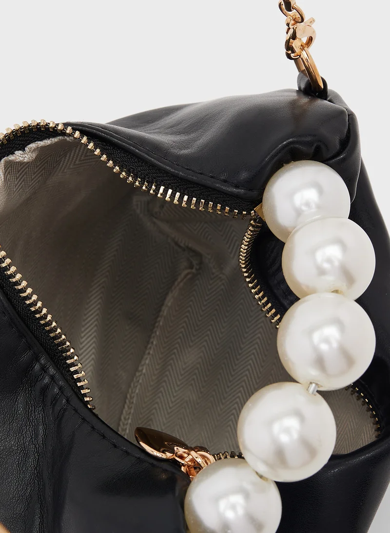 ELLA Pearl Beaded Embellished Mini Bag