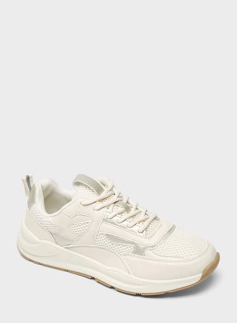 shoexpress Lace Up Low Top Sneakers