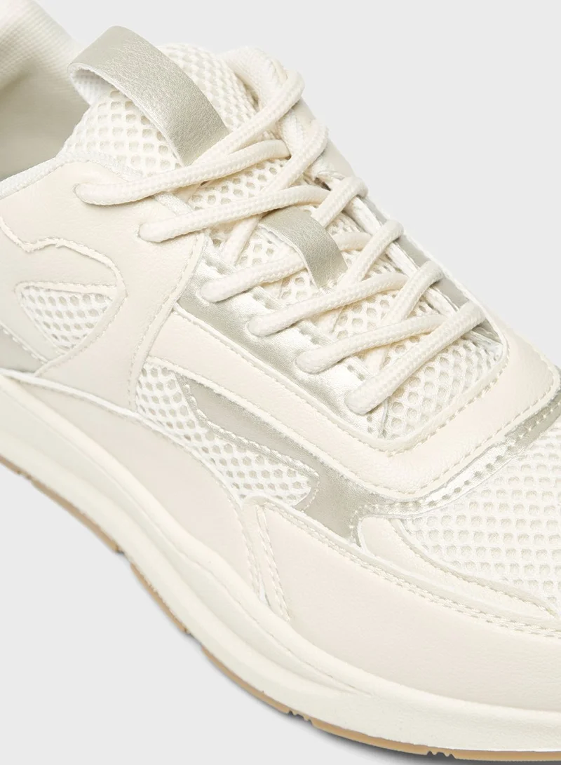 shoexpress Lace Up Low Top Sneakers