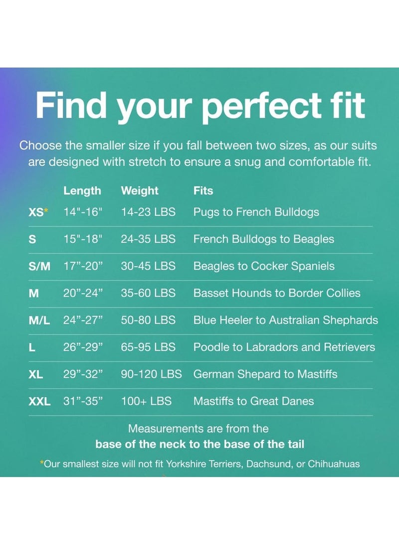 Green Tiger Dog Surgery Recovery Suit for All Dog Sizes - Easy Use Anti Lick - Spay & Neuter Recovery Suit, Surgical Onesie for Dogs - Dog Cone Alternative (Black(X-Small,(Weight:14-23 LBS))) - Image 4