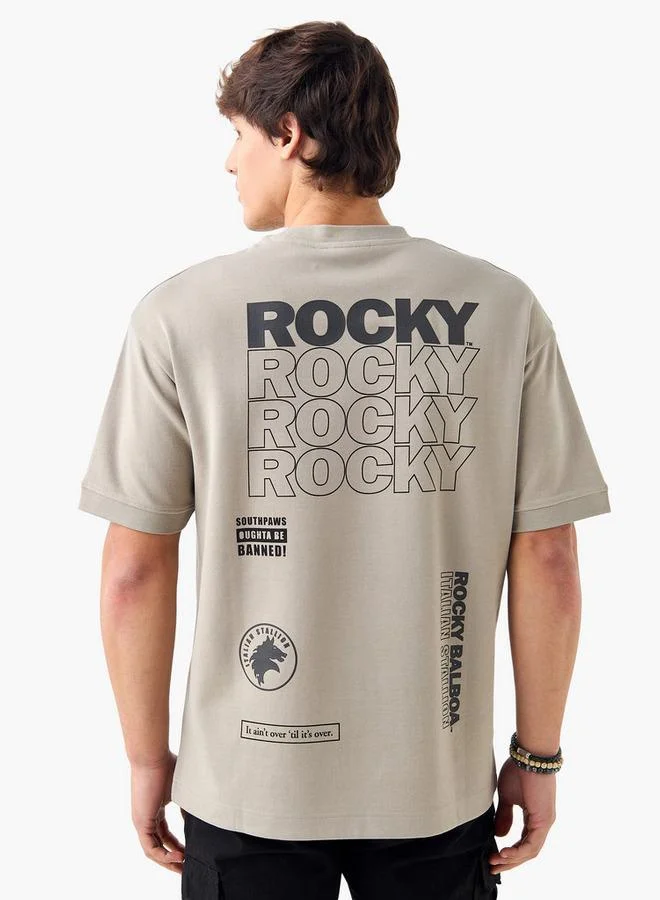 SP Characters Graphic Print Crew Neck T-shirt