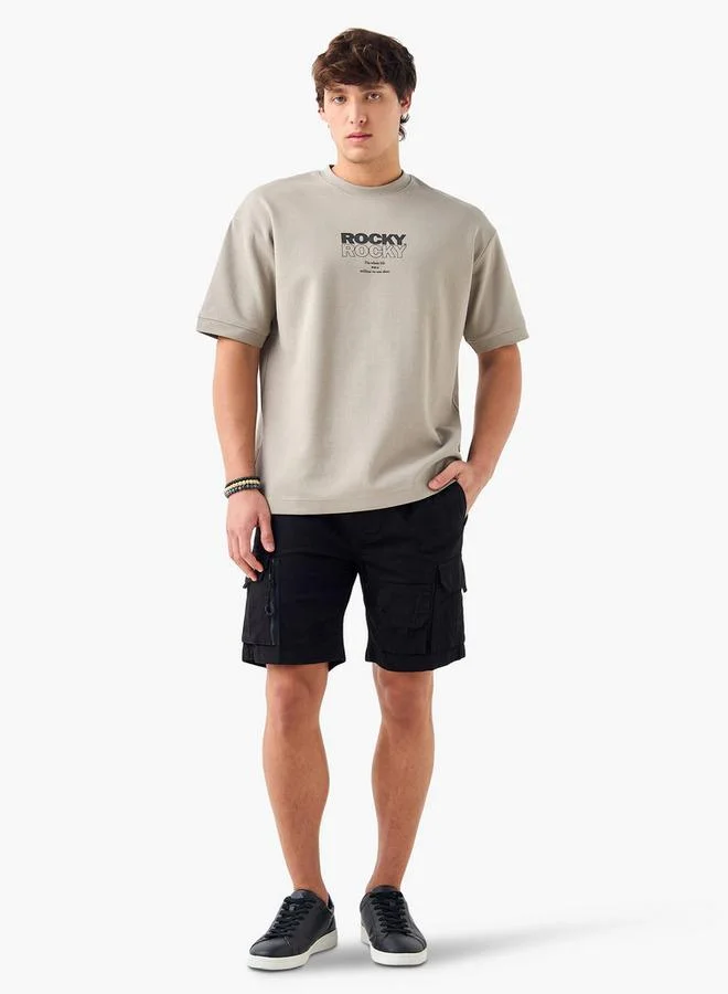 SP Characters Graphic Print Crew Neck T-shirt