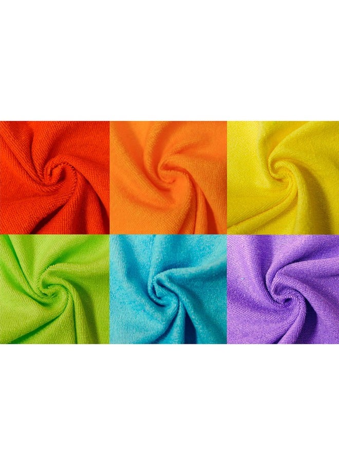 Neat Solutions Neat Solutions Solid Knit Terry Washcloth Set, Multi-color, 12-Count  - Image 2