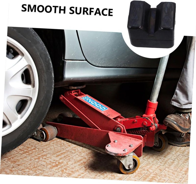 Gatuida 2pcs Rubber Jack Pads Vehicle Support Non- Design for Suvs and Trailers Floor Jack Pads for Lifting and Stability Multi-Functional Use - Image 4