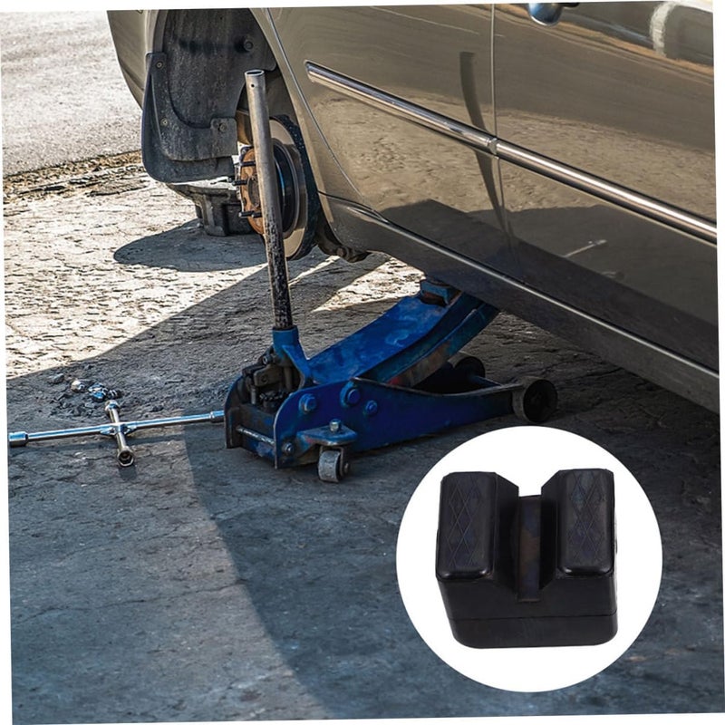 Gatuida 2pcs Rubber Jack Pads Vehicle Support Non- Design for Suvs and Trailers Floor Jack Pads for Lifting and Stability Multi-Functional Use - Image 5