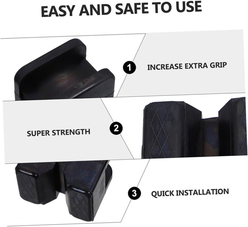 Gatuida 2pcs Rubber Jack Pads Vehicle Support Non- Design for Suvs and Trailers Floor Jack Pads for Lifting and Stability Multi-Functional Use - Image 3