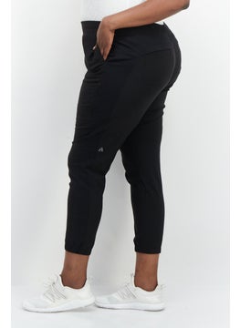 Eddie Bauer Women Sportswear Fit Training Track Pants, Black  - Image 3