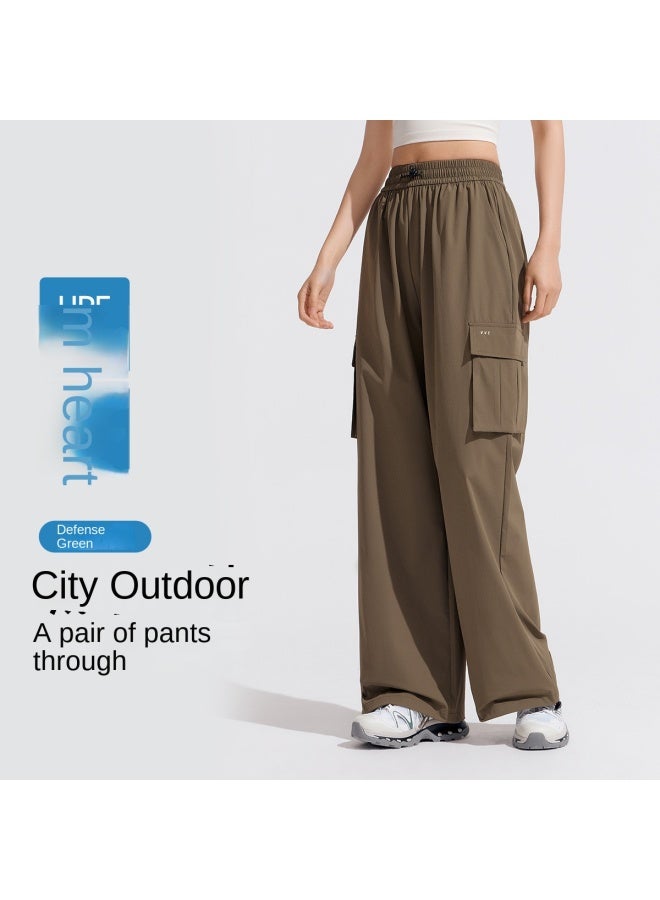 VVC Zero-feel Series Women's Workwear Sun Protection Pants - Lightweight, Breathable, Loose Wide-leg Trousers With Airy Sun Protection - Image 2