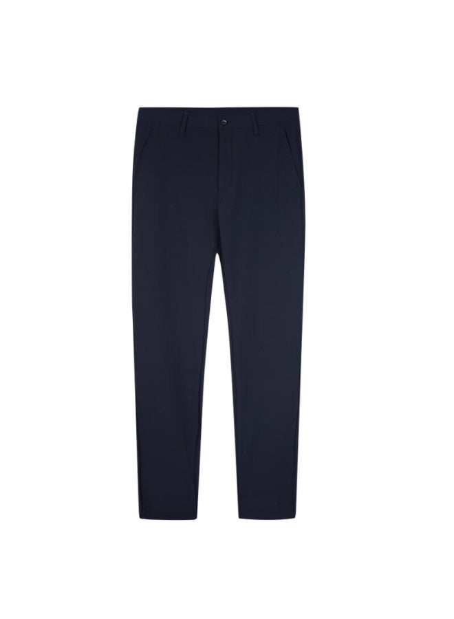 Tries Men's Casual Pants Fleece Lined Thickened Autumn Winter Warm Solid Color Business Multi-color Fashionable Draped Stretch - Image 4