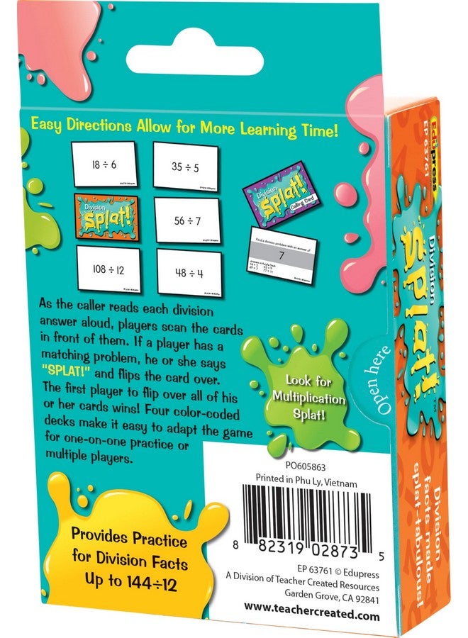 Teacher Created Resources Splat™ Game: Division (EP63761) - Image 3