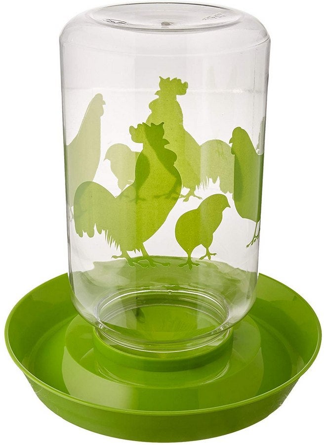 Lixit Feeder or Waterer for Chickens and Other Wildlife (128oz Pack of 2) - Image 2